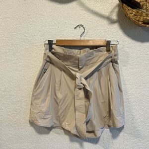 Athleta Skyline Shorts ll Athletic Shorts with Tie Belt